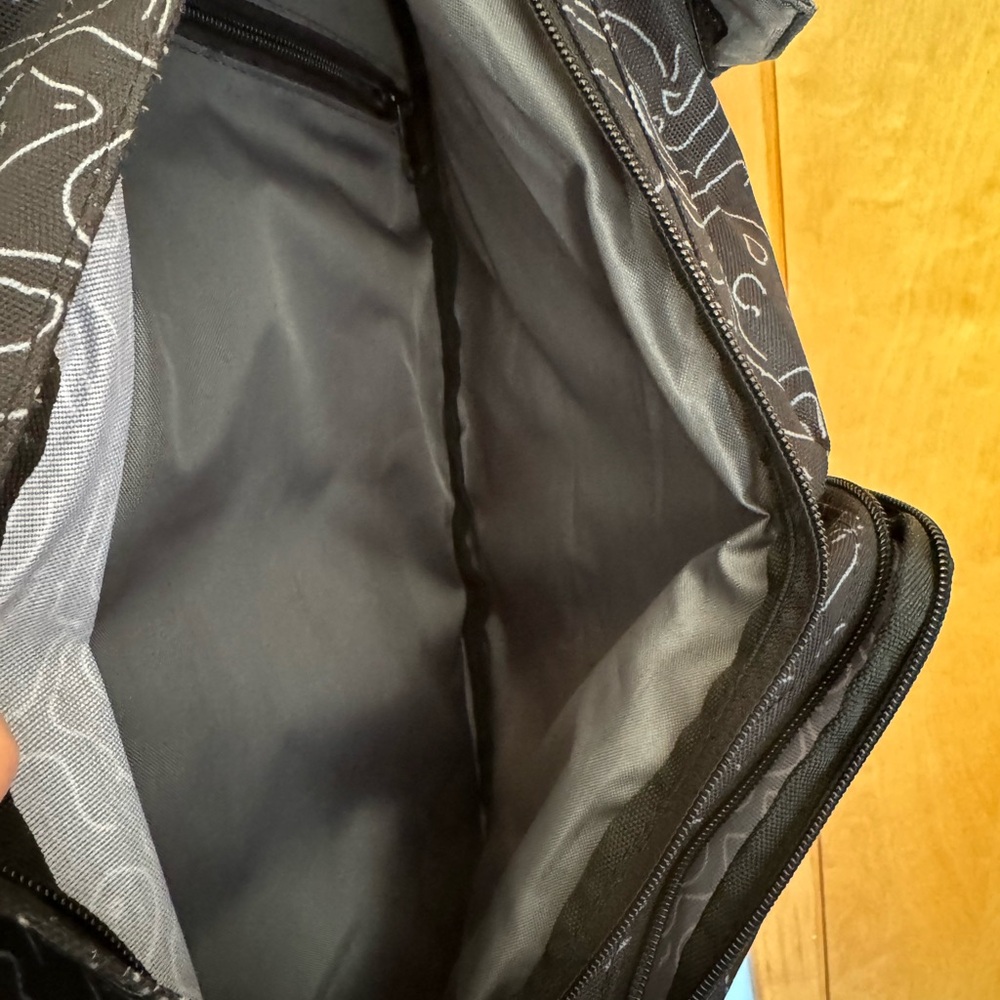 Kavu Black Backpack With White Pattern - image 3